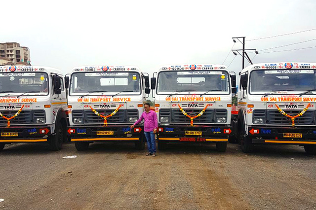 Om Sai Transport Services owned Tata fleet in New Panvel